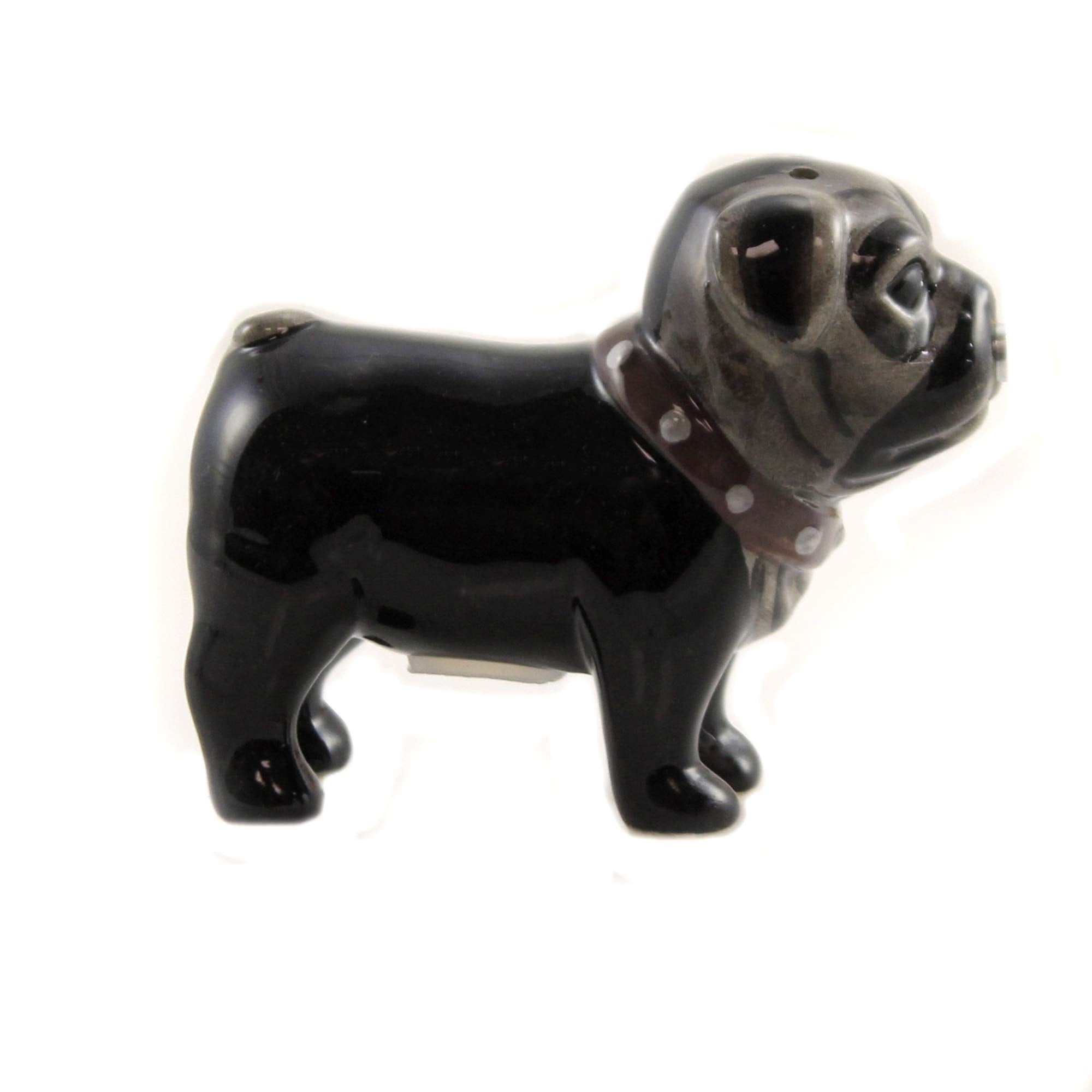 Pacific Giftware Little Love Pugs ceramic shakers are food-safe for daily kitchen use