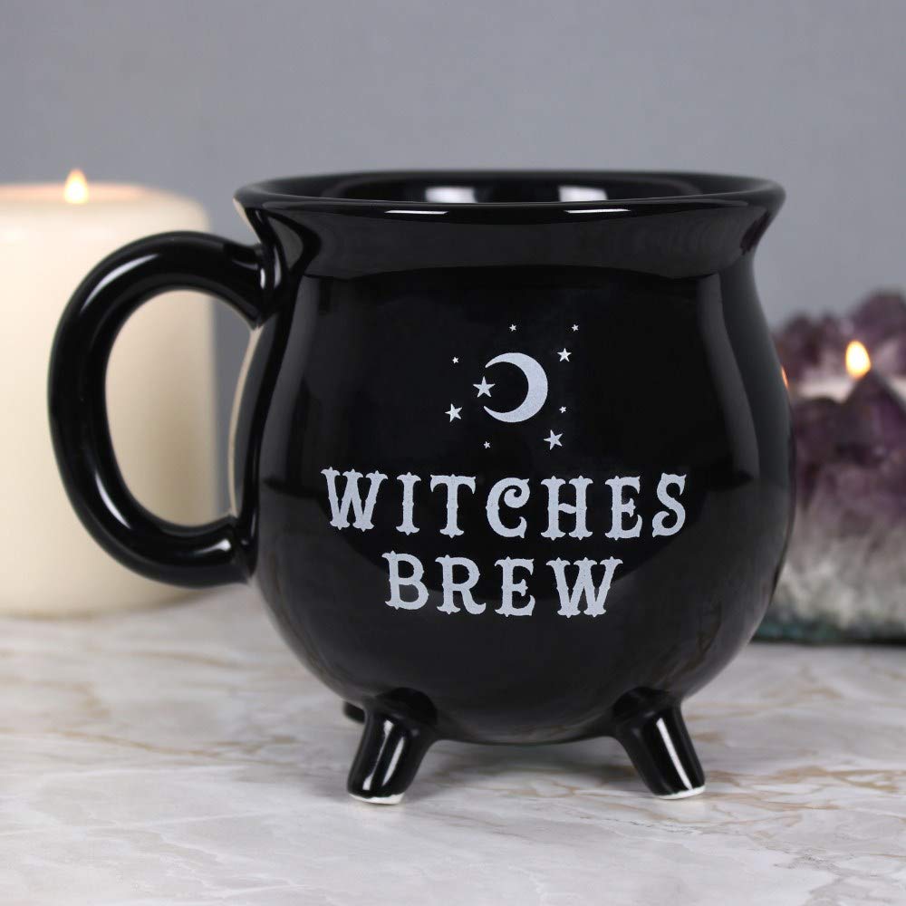 Pacific Giftware Witches Brew cauldron mug in box for easy gift giving.