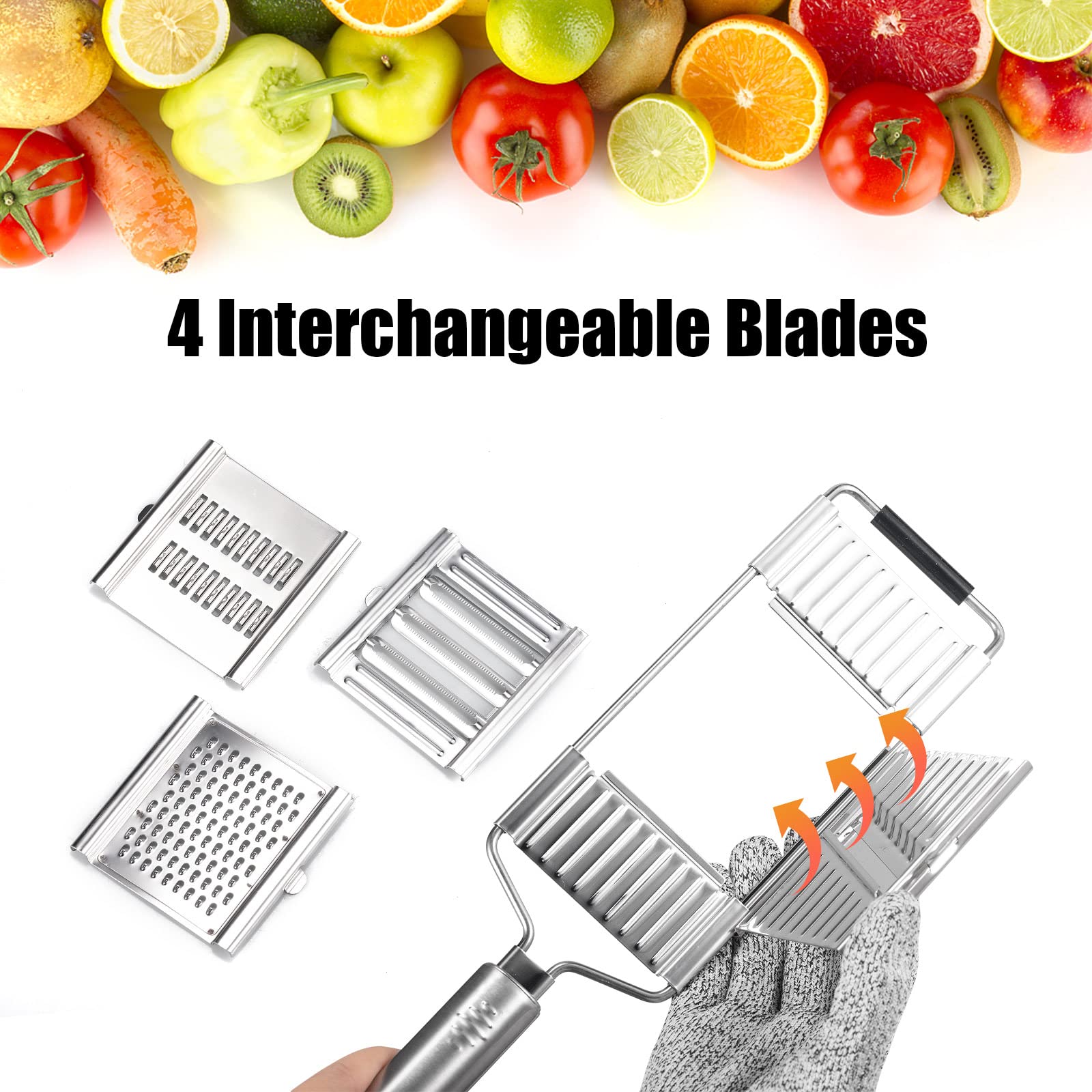 Paddsun grater with rust-resistant stainless steel creates smooth, precise shavings.
