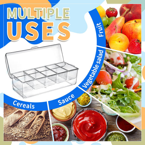 PADELE BPA-free PS plastic construction ensures safe, clear contents