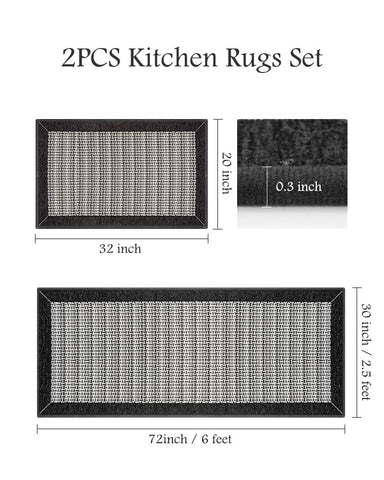 PADOOR absorbent front-of-sink mat cushions standing while washing dishes
