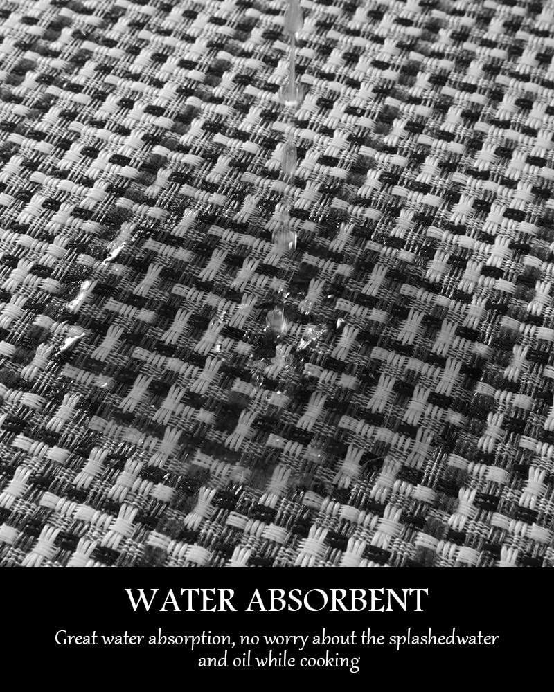 PADOOR mat under sink adds cushioning and reduces noise.
