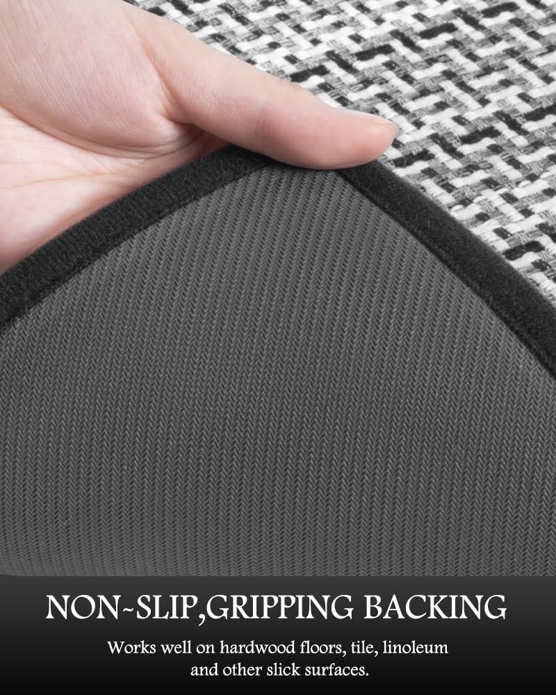 PADOOR non-slip backing prevents slips on tile or wood floors
