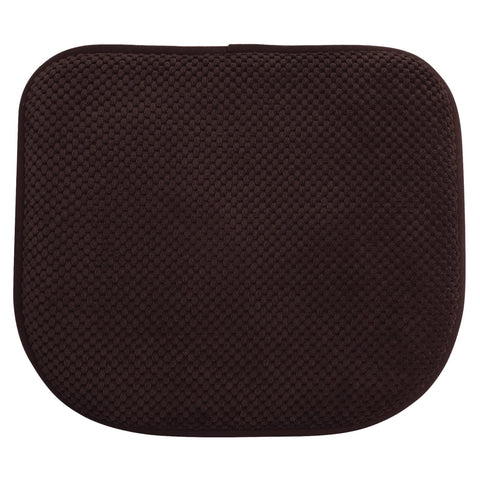 PAGGED brown foam seat cushions back view showing stable comfort for dining chairs