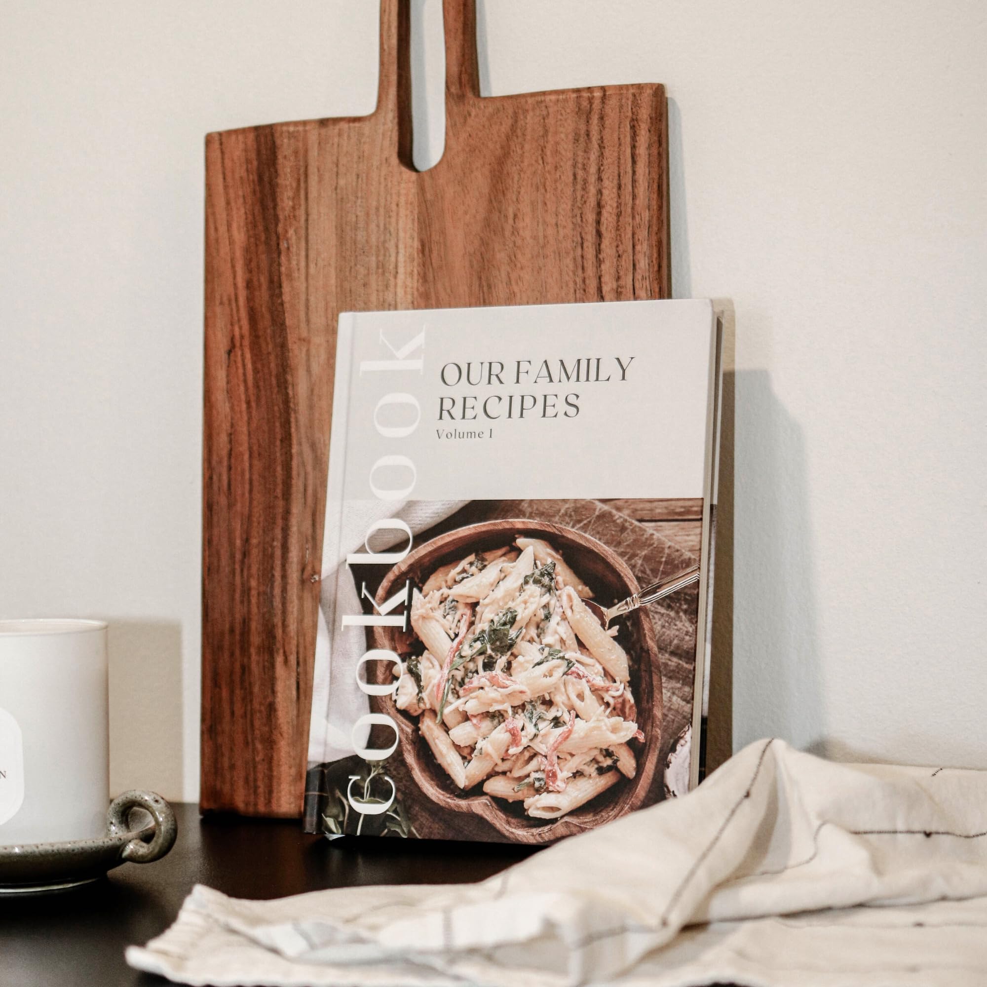 Paige McRae Recipe Book family keepsake—designed as a lasting heirloom