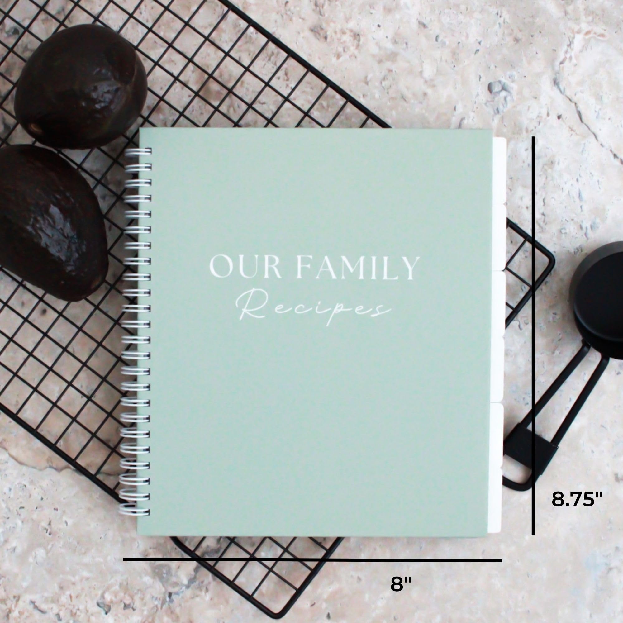 Paige McRae Recipe Book table of contents guides quick recipe location.