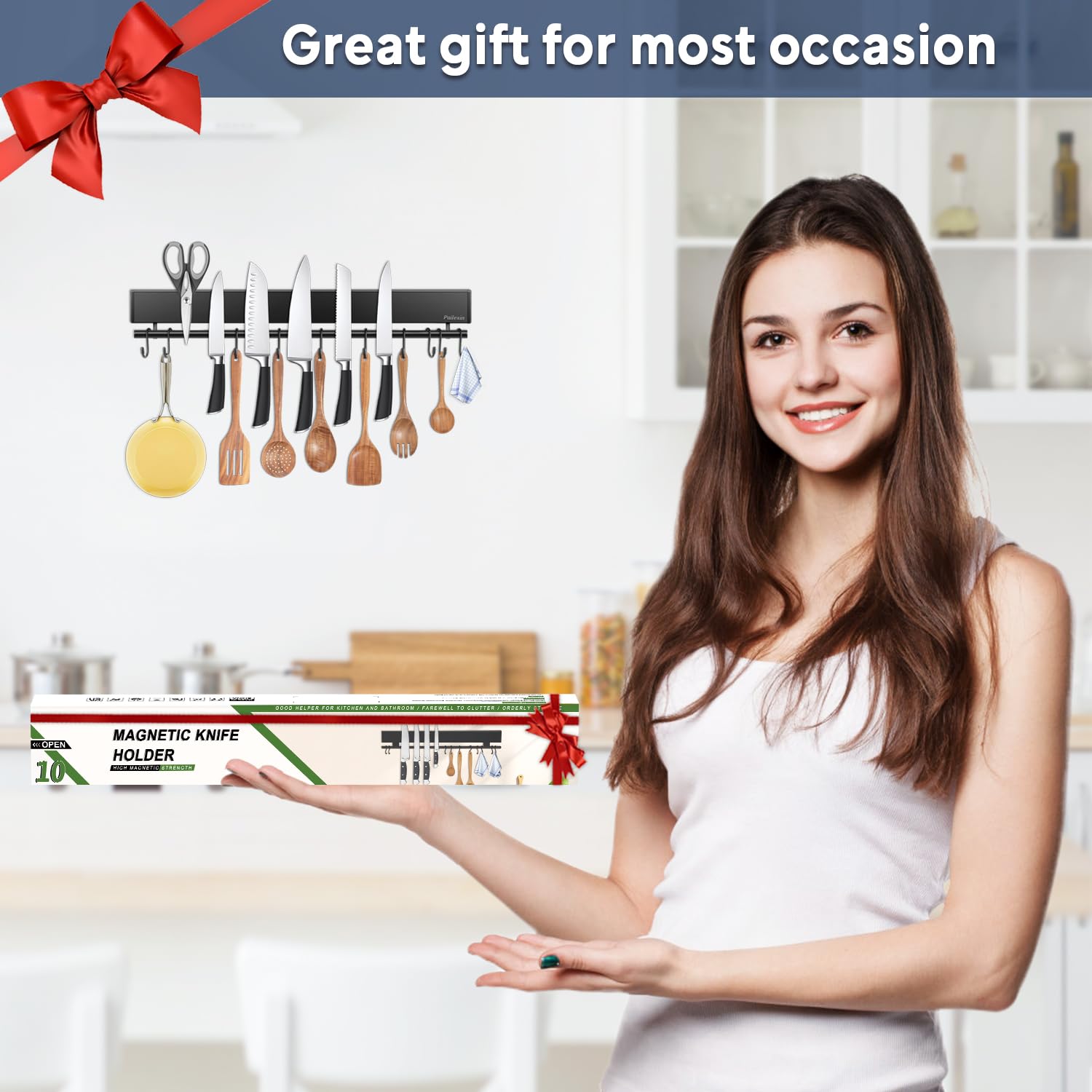 Pailexin compact 17-inch rack fits small to large kitchen layouts.