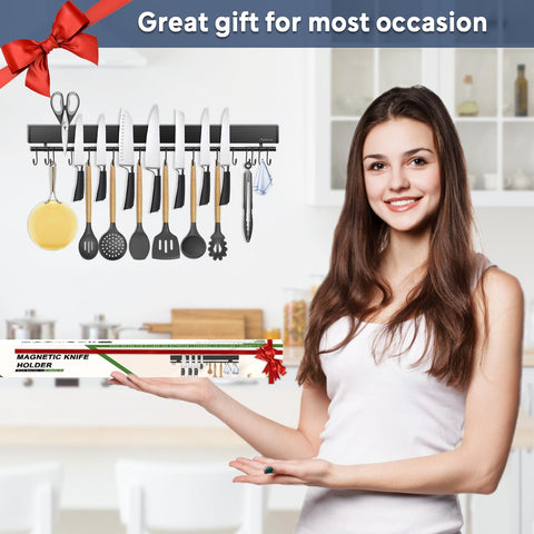 Pailexin wall-mounted utensil hanger keeps tools organized and accessible.