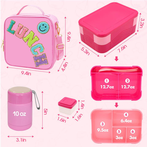 PainZieteg insulated nylon lunch bag ready for school and travel.