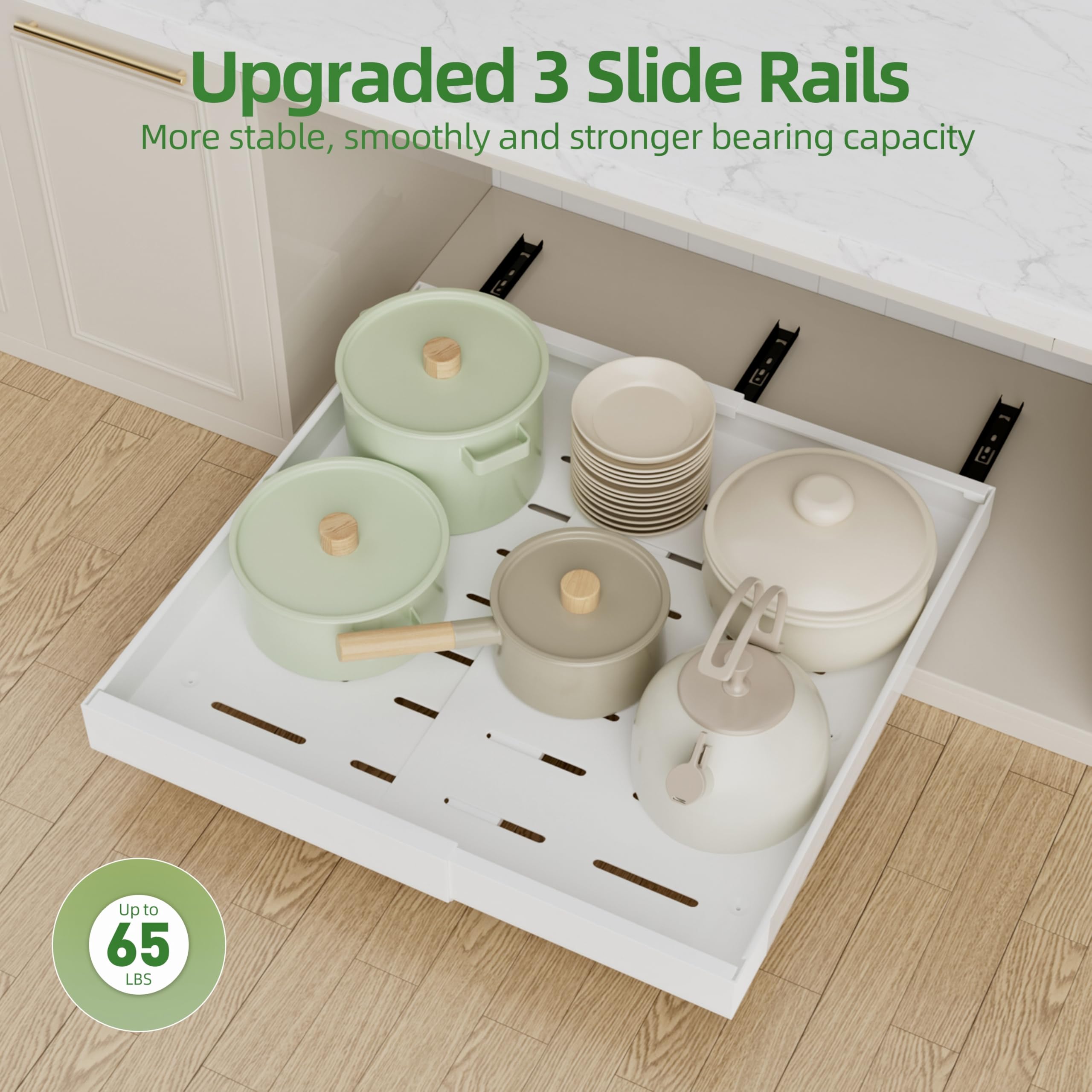 PAKETA pantry-spice-rack usage demonstrates efficient storage for cans and jars.