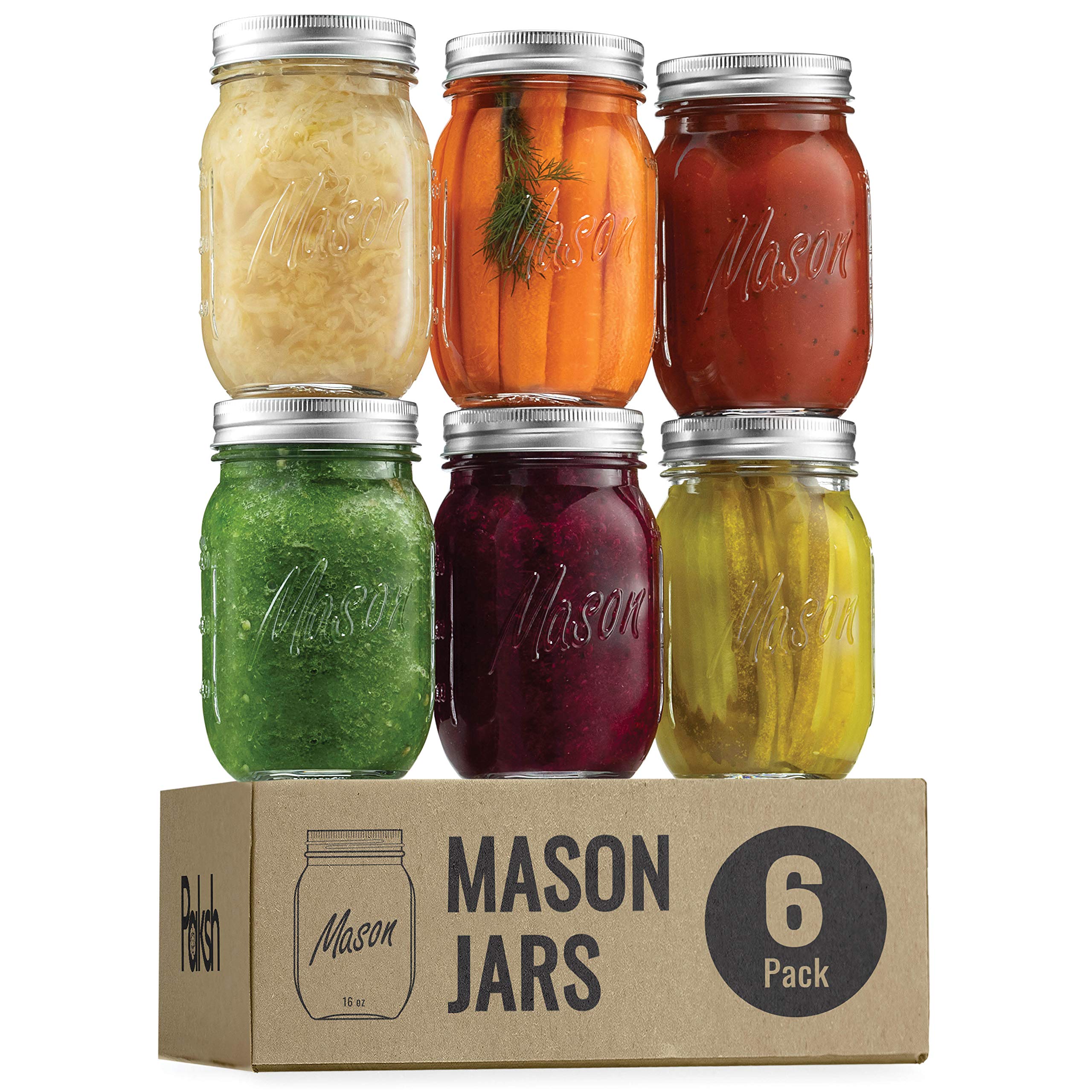 Paksh Novelty mason jar with lid and seal band for secure storage.