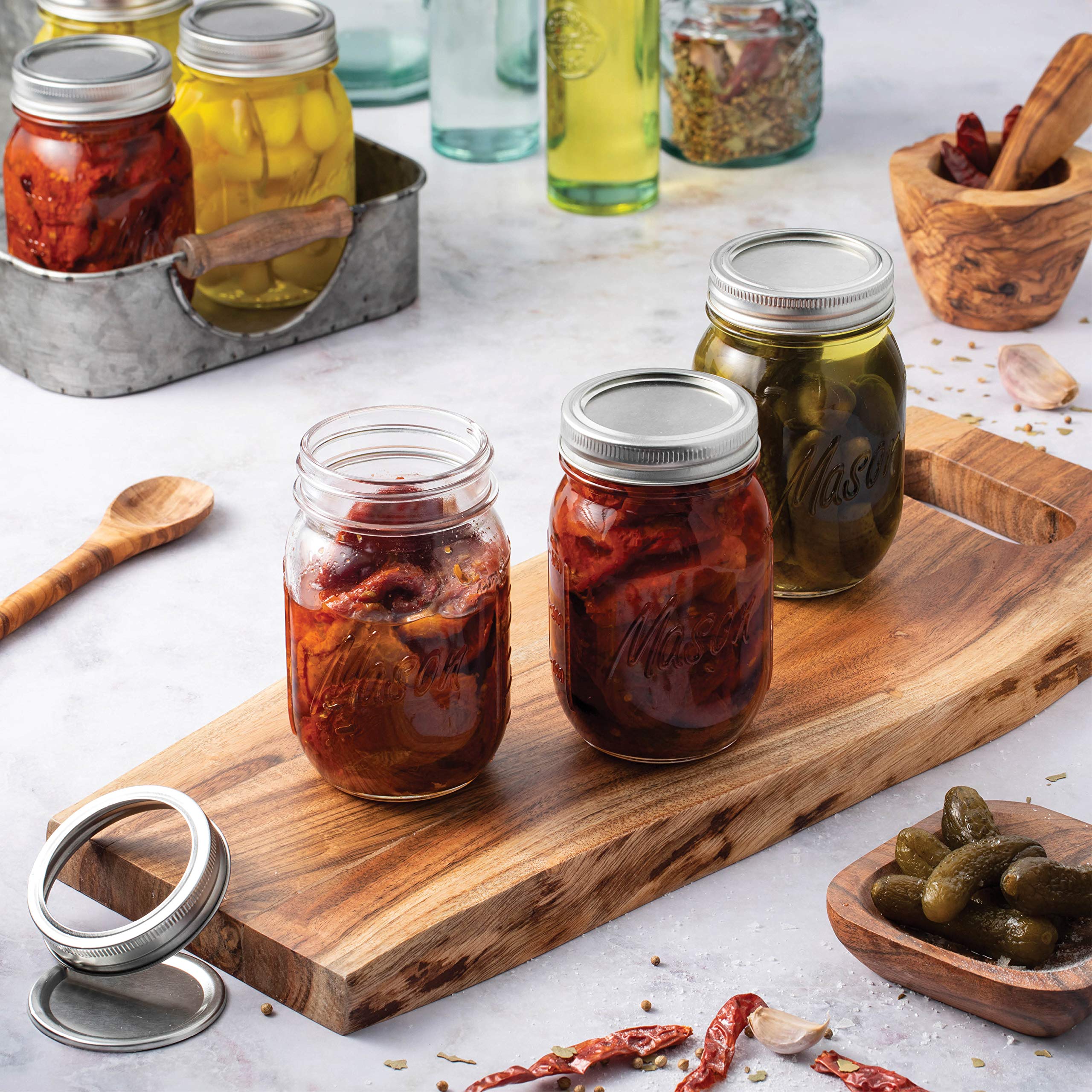 Paksh Novelty hobnail glass jar adds rustic decor touch.