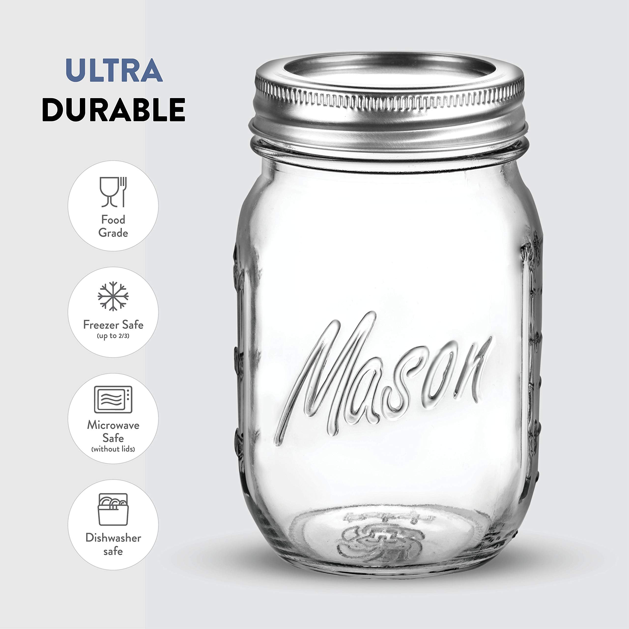 Paksh Novelty clear glass displays vibrant contents beautifully.