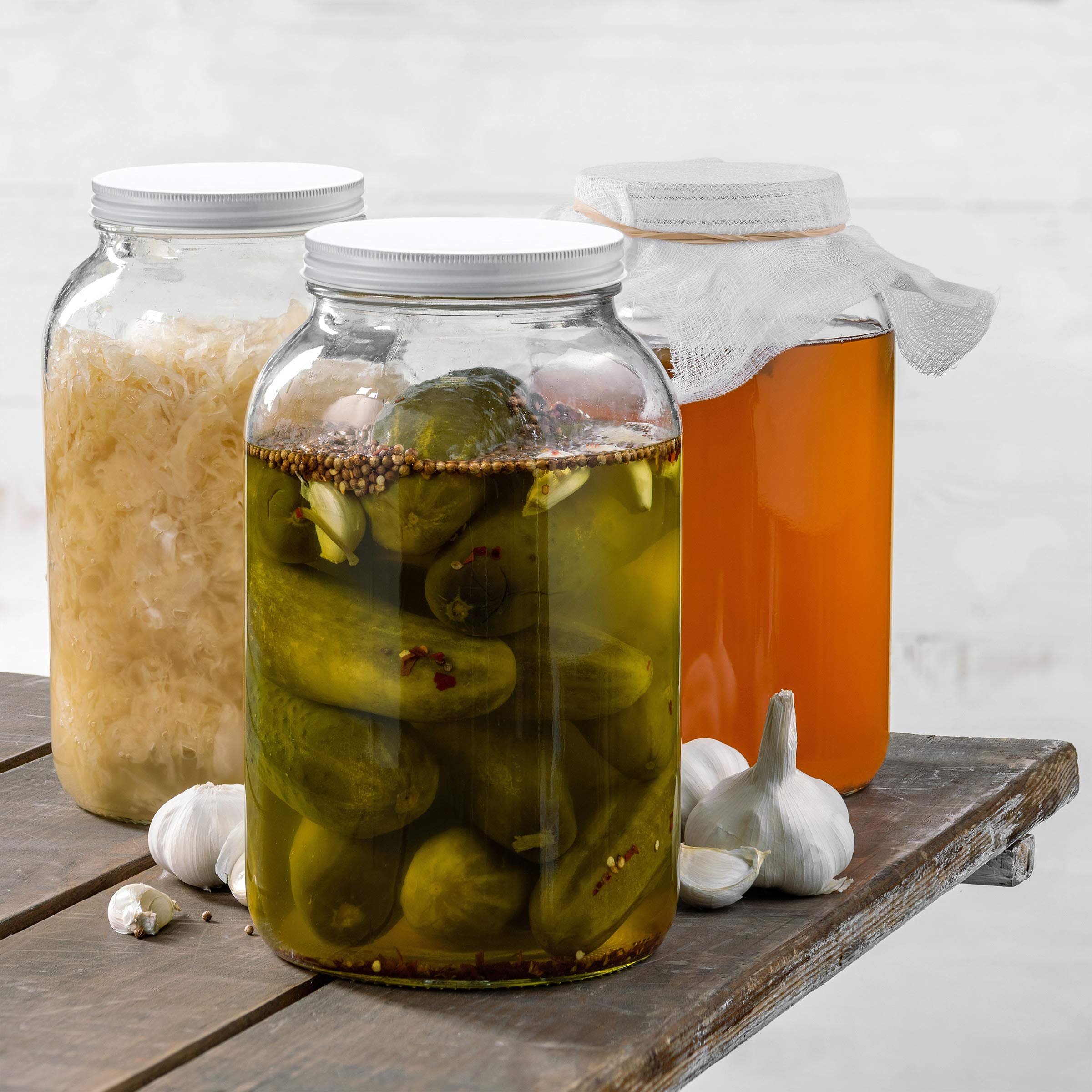 Paksh Novelty wide-mouth glass jar ideal for easy filling.