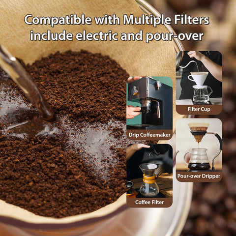 PakTalk unbleached filters are eco-friendly and compostable after use.