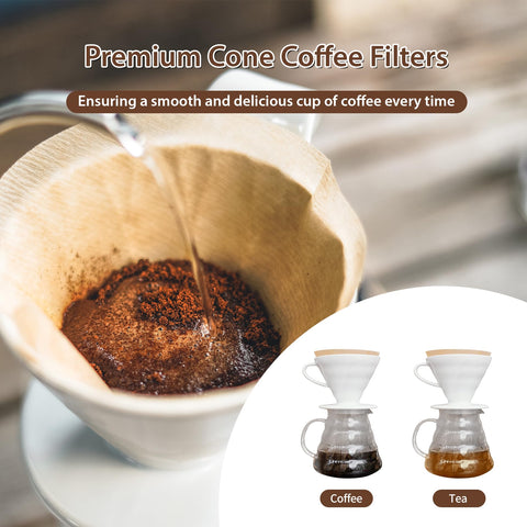PakTalk eco-friendly unbleached paper filters for greener brewing.