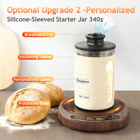 Pakusane SourKeeper 6.5-inch base fits jars and bowls with flexibility