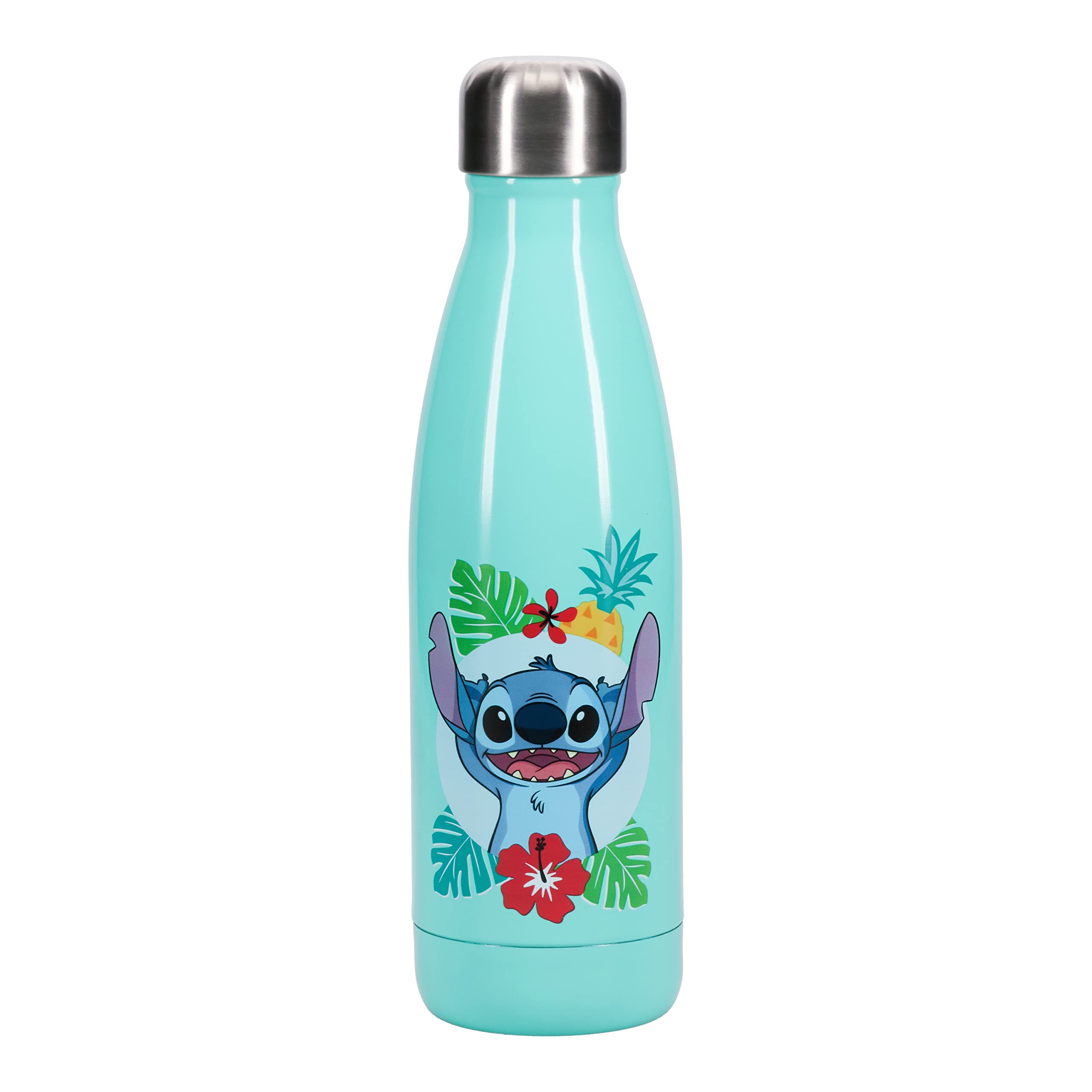 Paladone Disney Lilo & Stitch bottle cap with screwtop lid for secure travel.