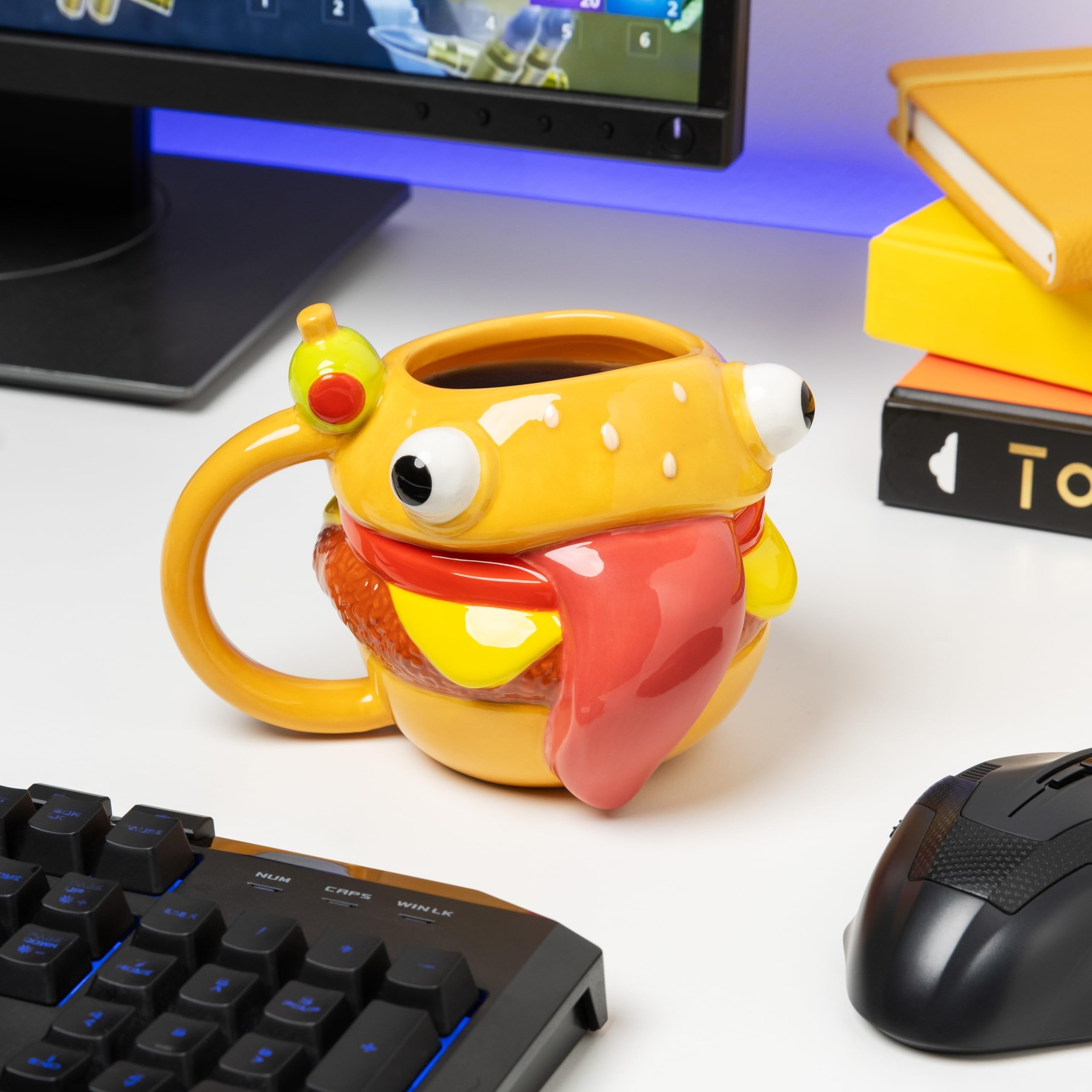 Paladone Durrr Burger mug ceramic texture close-up for everyday use