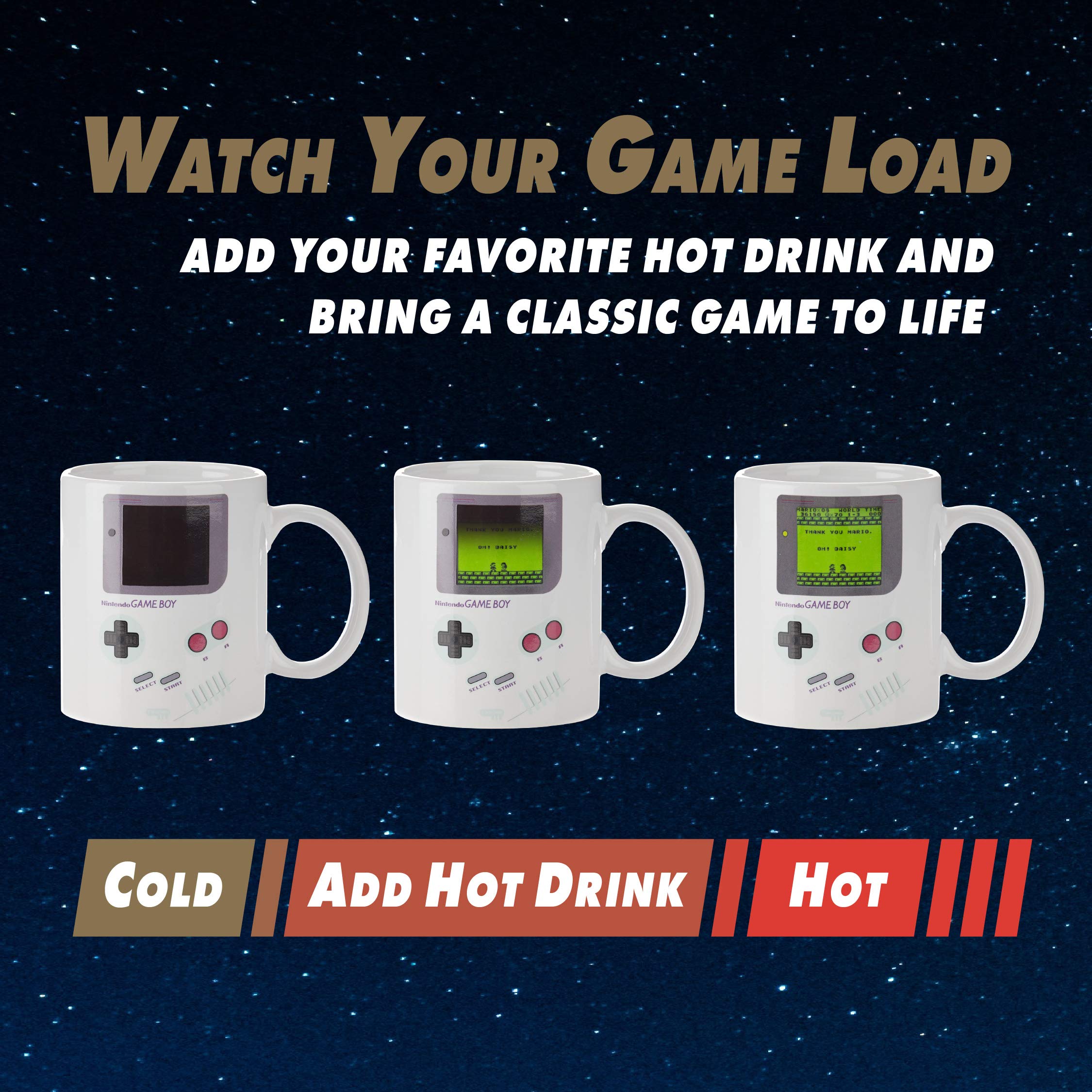 Paladone Game Boy mug boxed as a ready-to-gift keepsake for fans.