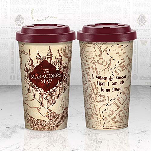 Paladone Harry Potter Marauders Map mug closeup with iconic design