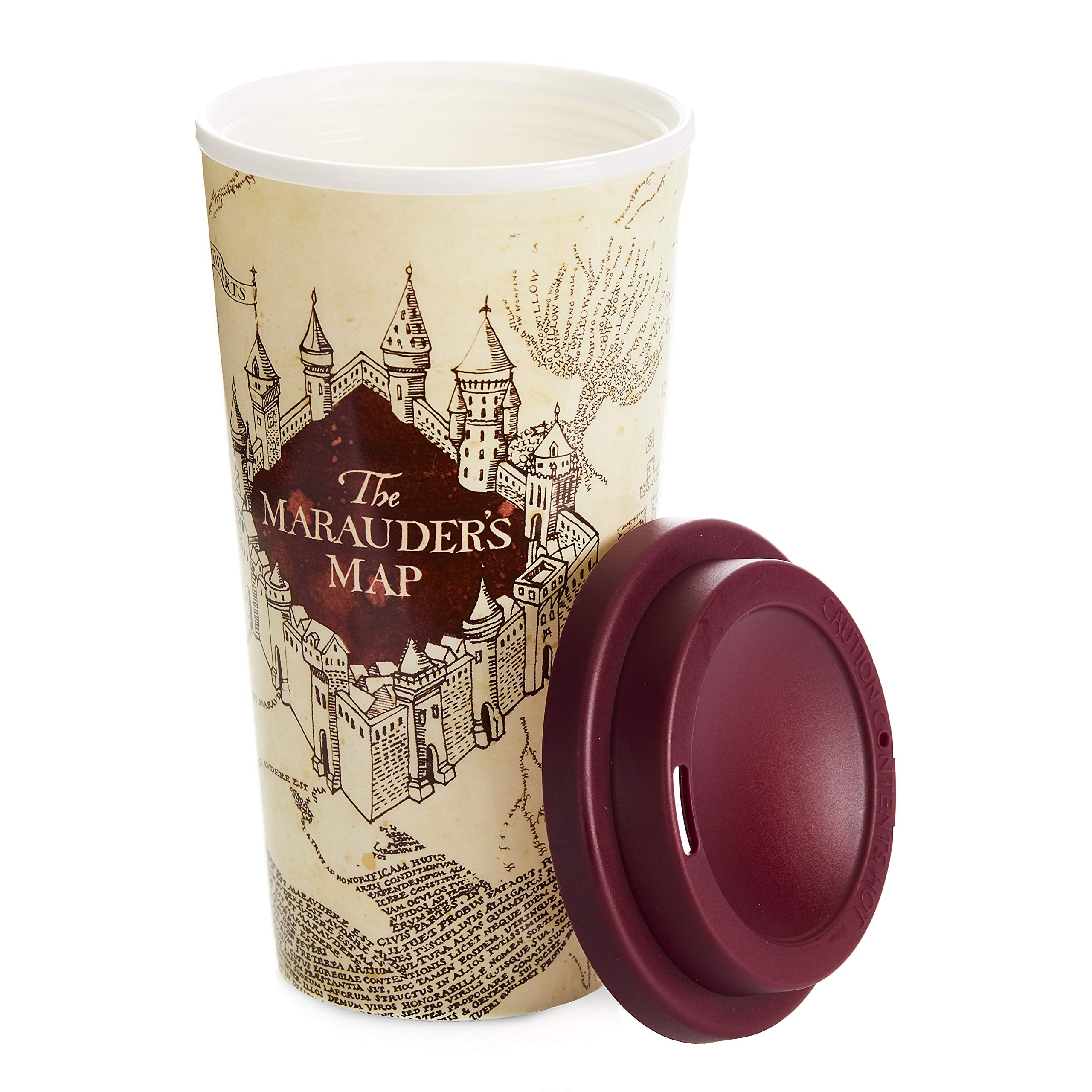 Paladone Marauders Map ceramic mug closeup showing map detail
