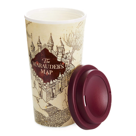 Paladone Marauders Map ceramic mug closeup showing map detail