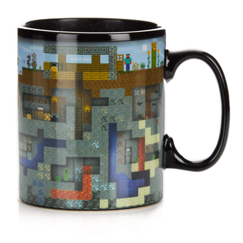 Paladone Minecraft XL mug hot-drink contrast brightens daily routine