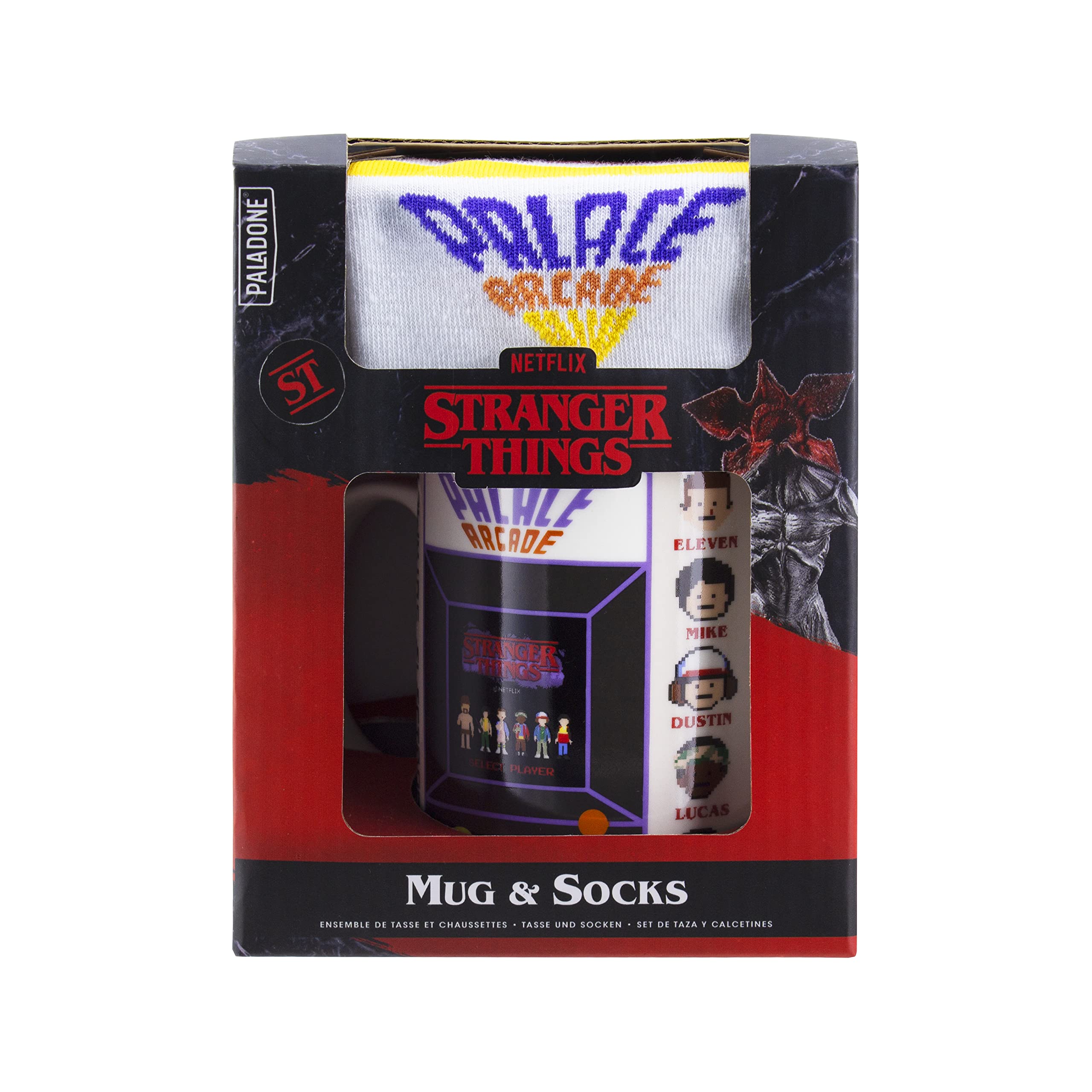 Paladone Stranger Things unboxing image, gift-ready packaging for fans.