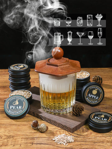 PALATO wood chip flavors assortment with apple, walnut, and oak for smoky customization