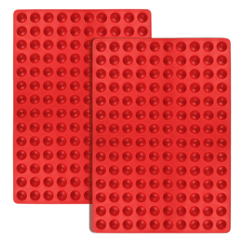 Palksky 2PCS 140-cavity semi-sphere mold sheet for versatile candy and ganache making.