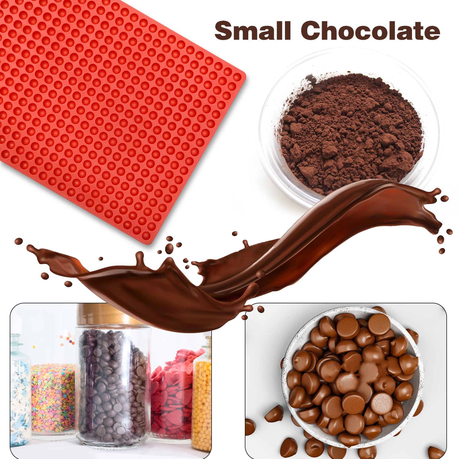 Palksky chocolate-truffles mold supports precise ganache spheres