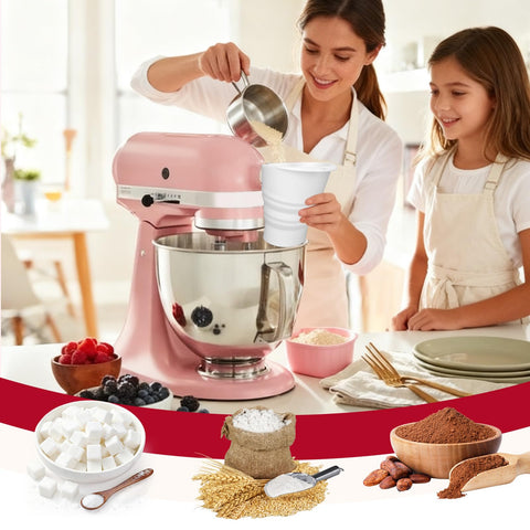 Palksky dishwasher-safe silicone funnel simplifies cleaning after baking