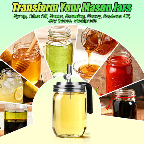 Palksky kitchen dispenser lid set to upgrade jars