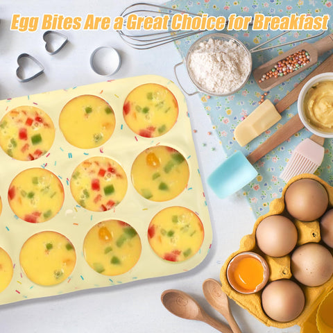 Palksky multi-use baking mold suitable for egg bites and desserts.