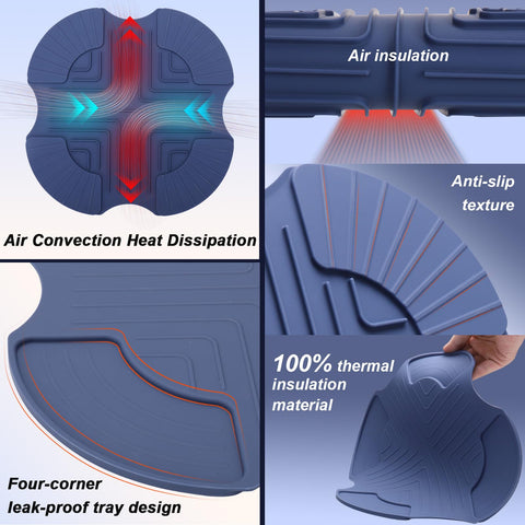 Palksky Ninja Crispi heat-resistant mat protects counters from heat up to 440°F.