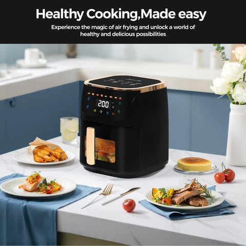 Panana 8QT air fryer ideal for batch cooking and meal prep