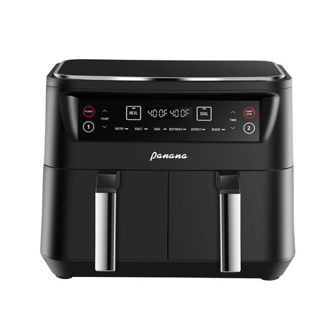 Panana compact, sleek air fryer design suitable for small kitchens.