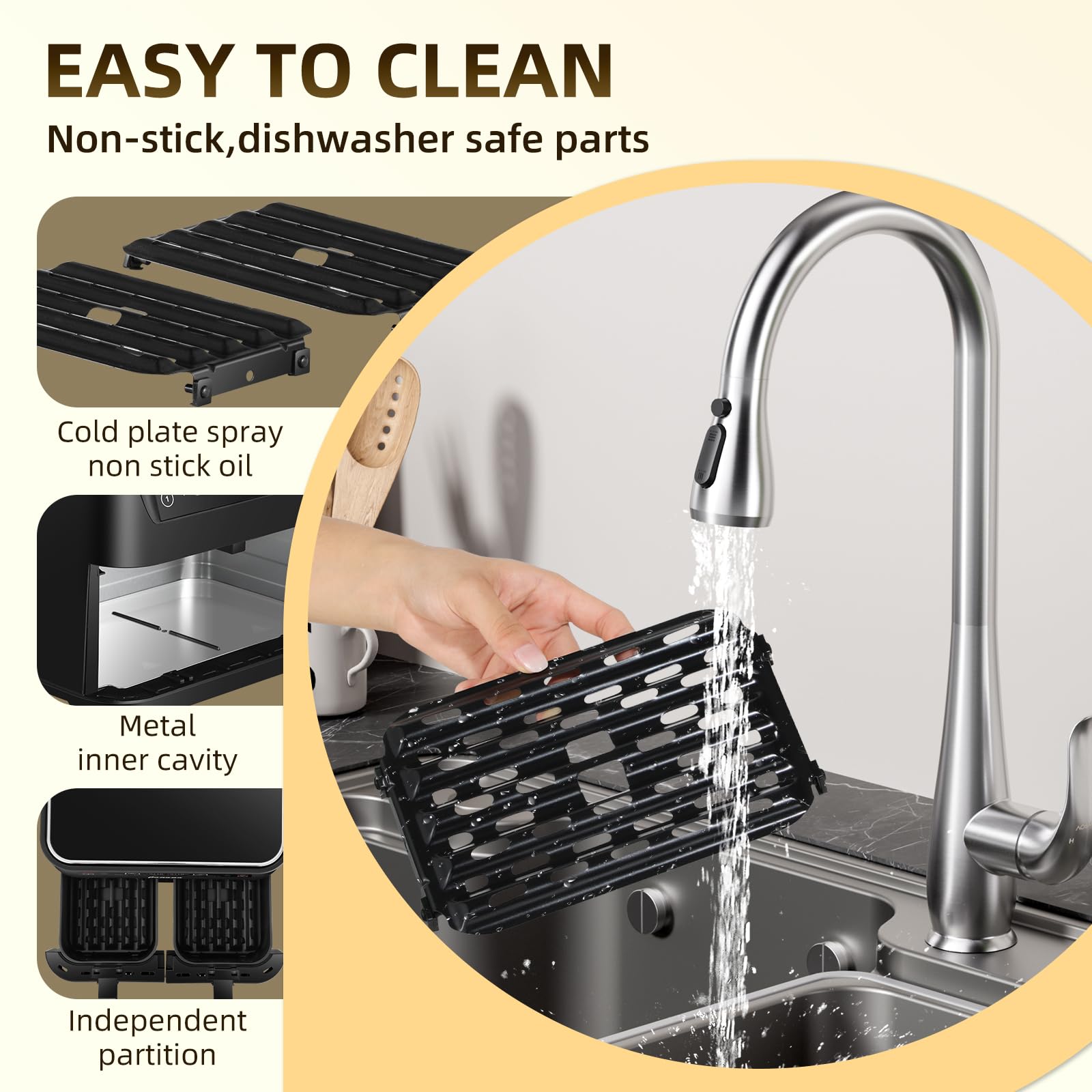 Panana oil-less cooking enables flavorful meals with less oil.