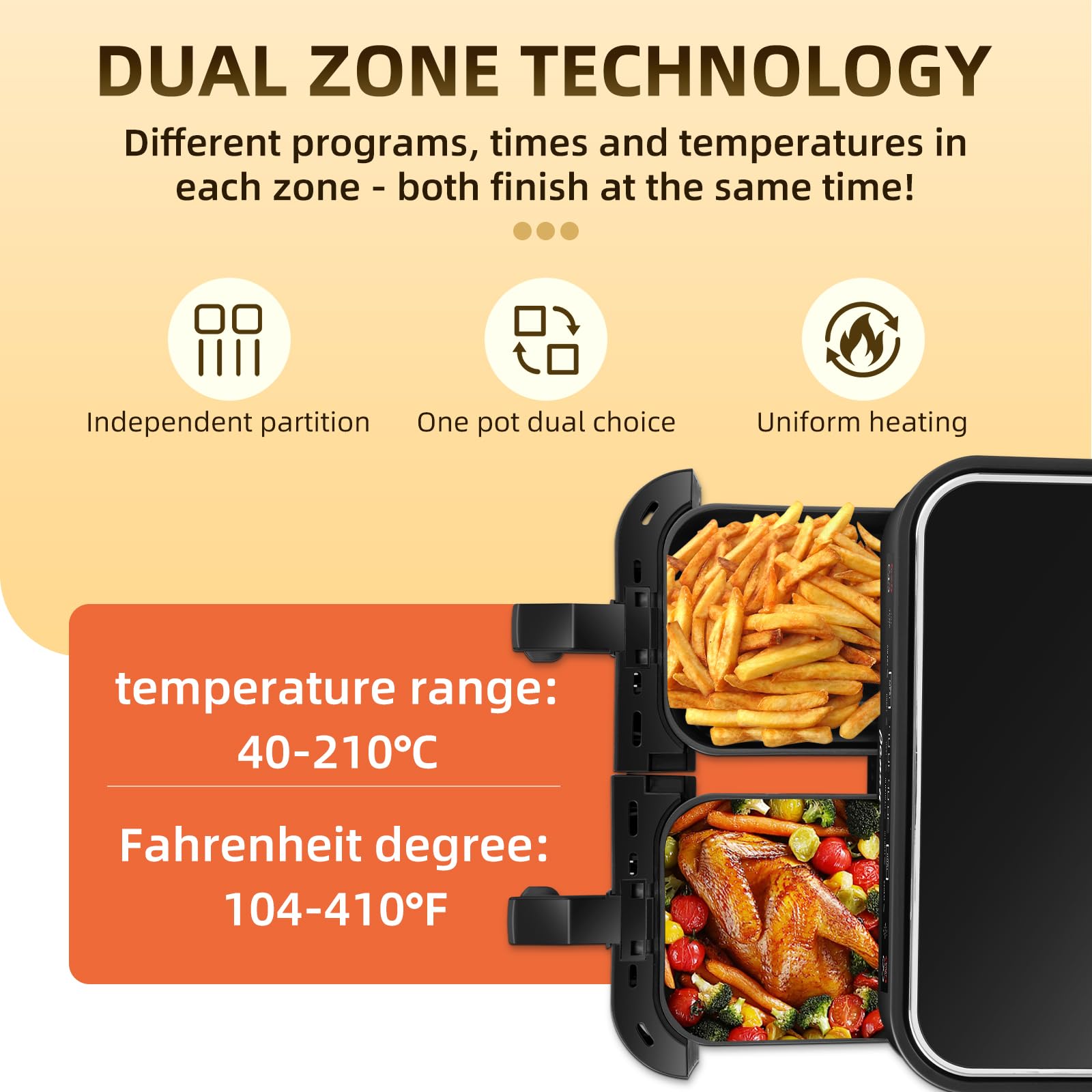 Panana 1800W rapid-heating system in action for faster results.