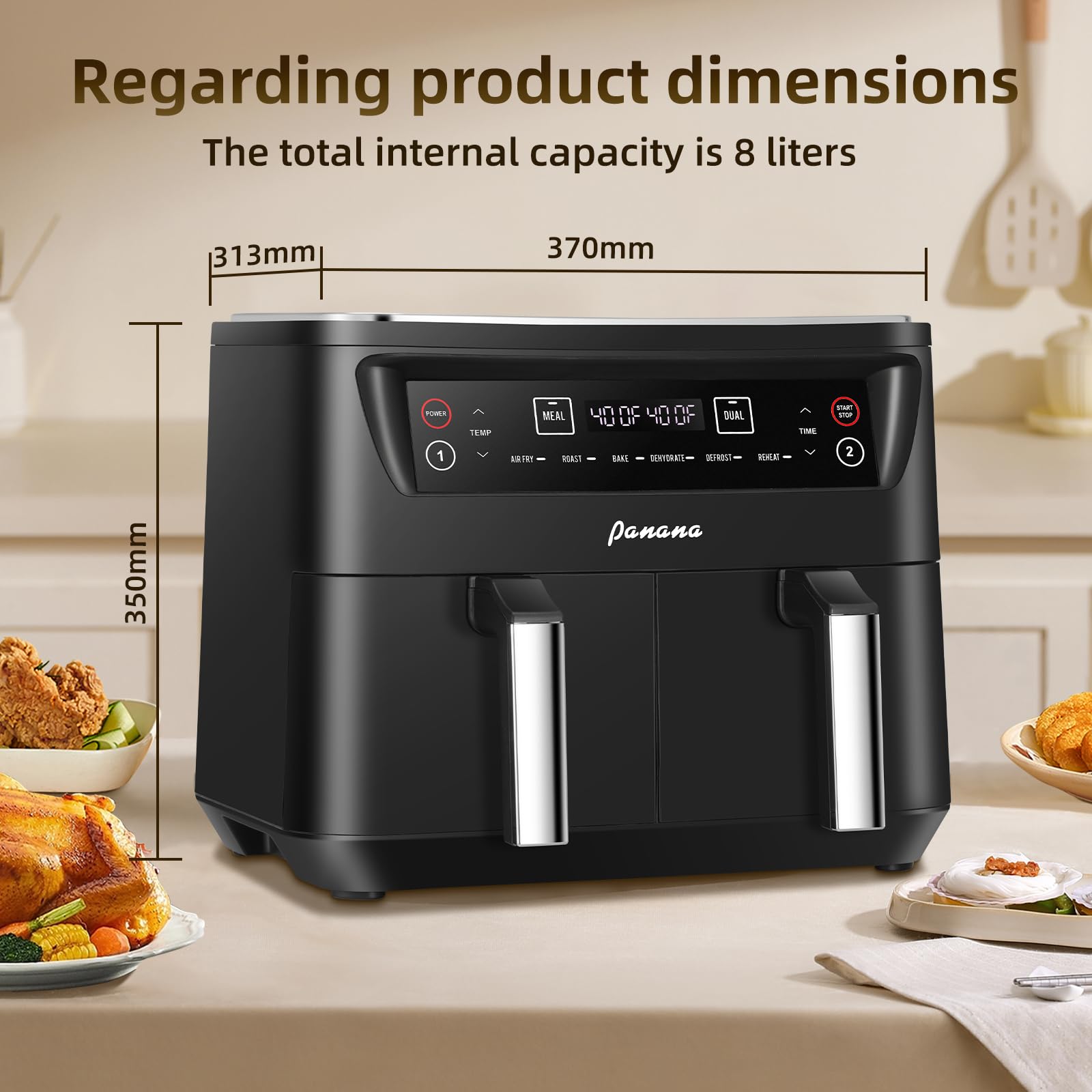 Panana Smart Sync Cooking aligns two dishes to finish together.