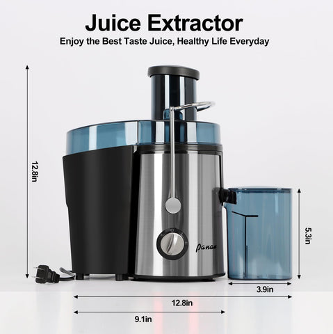 Panana juicer dishwasher-safe parts simplify cleanup after juicing.