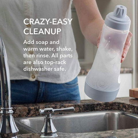 Pancake Batter Dispenser creative pour designs help decorate pancakes.
