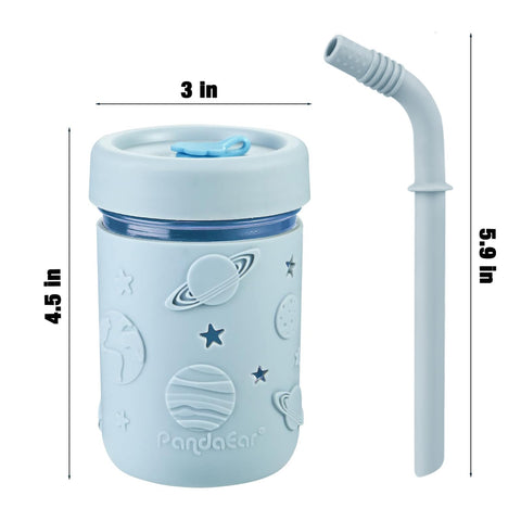 PandaEar four lids and sleeves support simple transitions between drinks and storage.