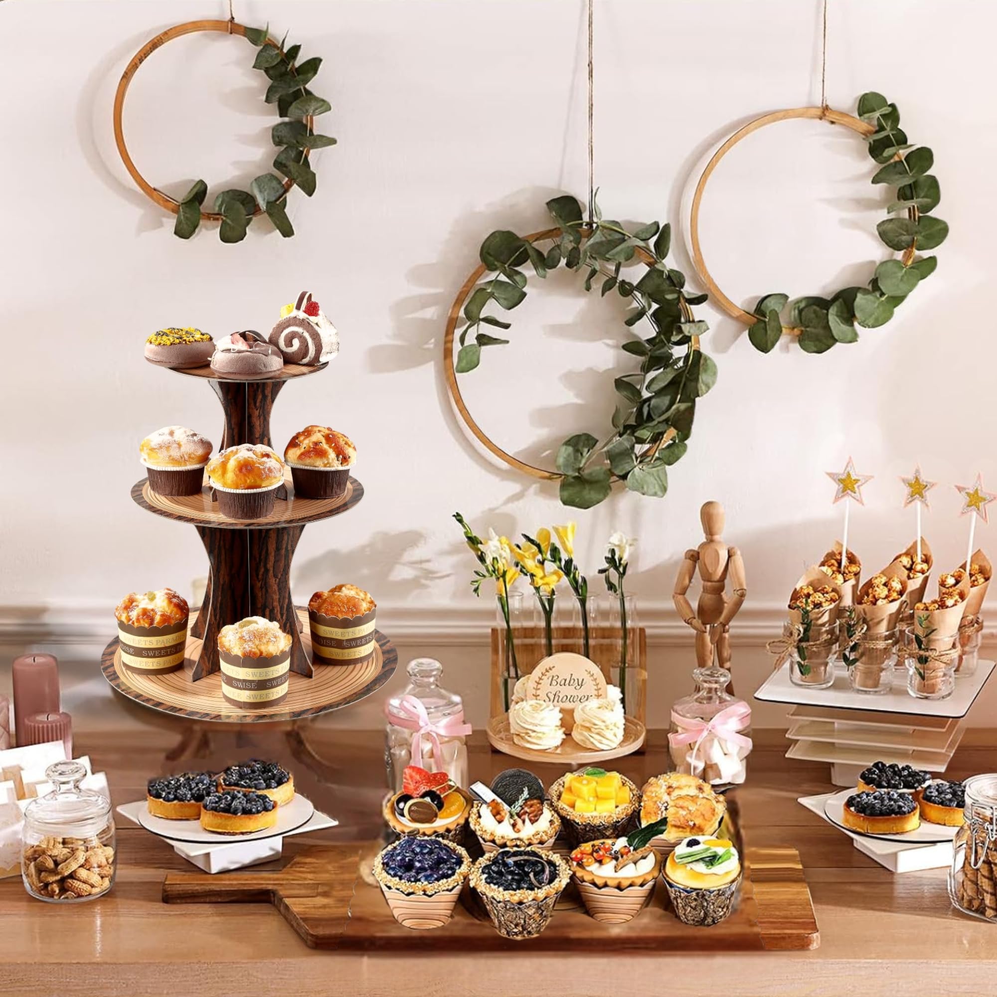 Pangu two-pack provides extra dessert display options for larger celebrations.