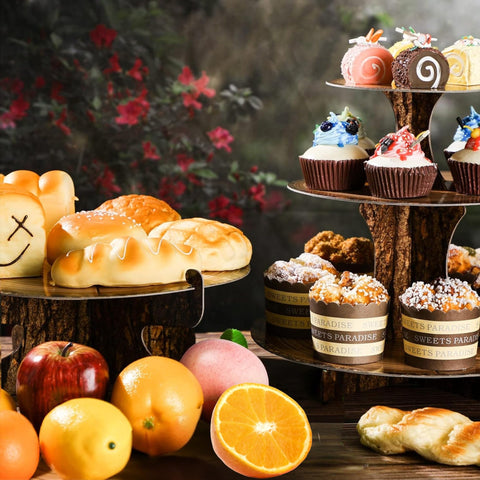 Pangu woodland dessert display stand suitable for baby showers and camping.