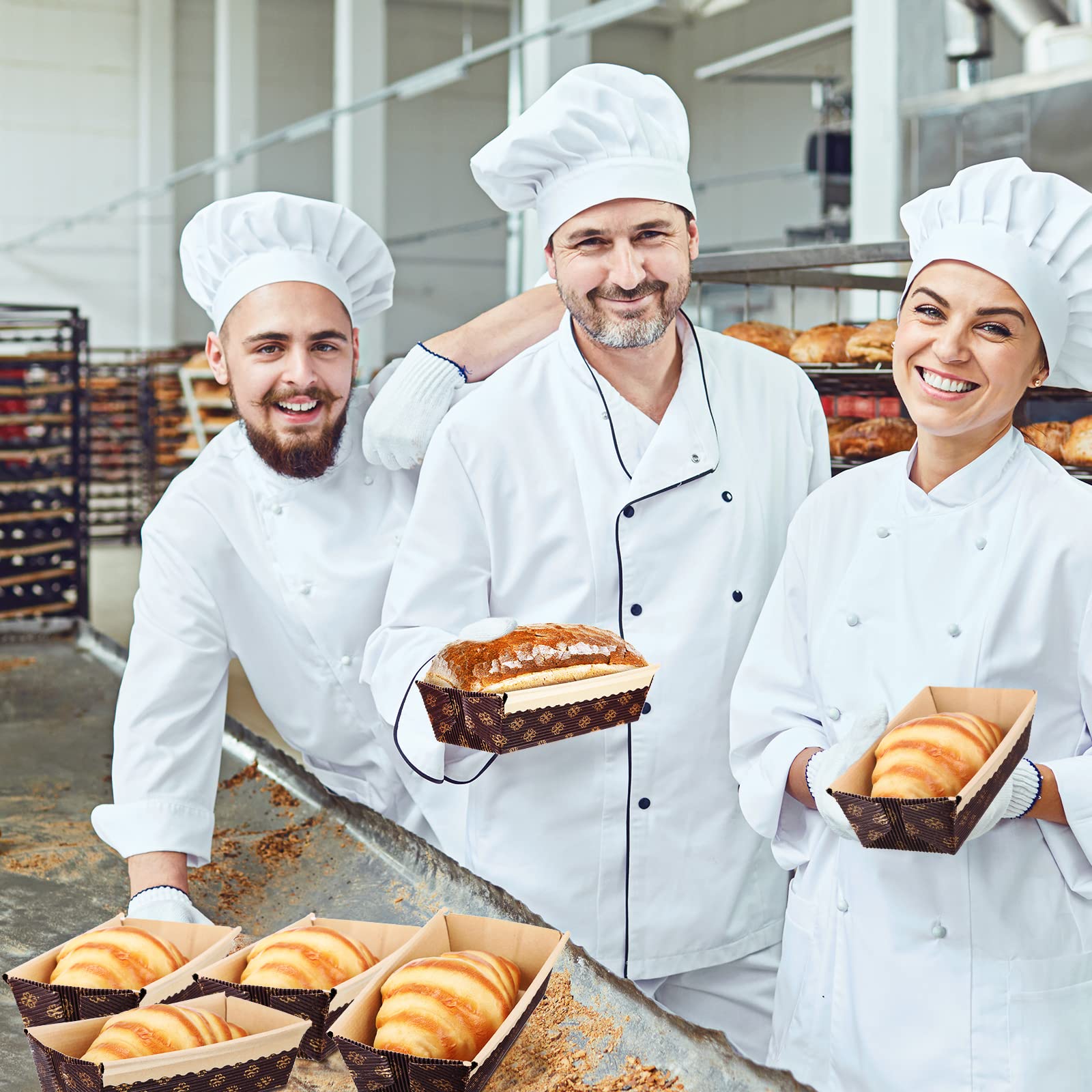 Panitay 6 x 2 x 2 inch loaf pans are microwave and oven friendly.