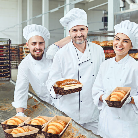 Panitay 6 x 2 x 2 inch loaf pans are microwave and oven friendly.