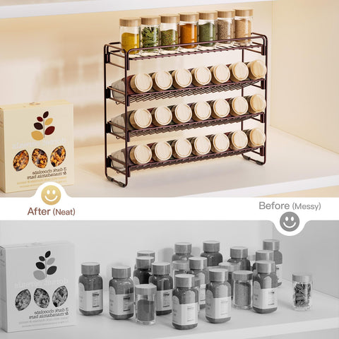 PanPanPal fits cabinet, pantry, or countertop for versatile organization.