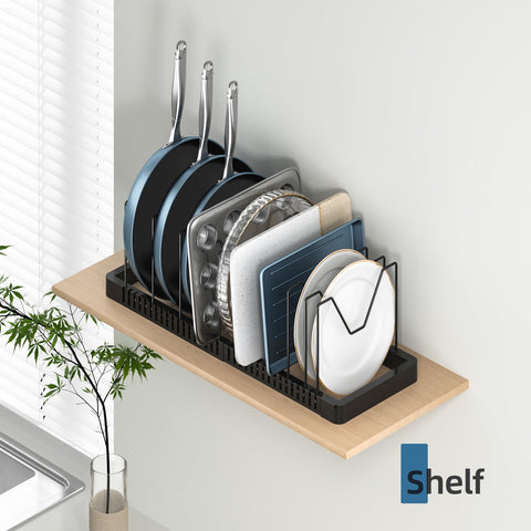 PanPanPal durable metal construction supports heavy cookware with rust resistance.